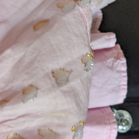 🌺 4, Lilt, girls pink summer sundress with glittery  embellishments - Picture 4 of 5